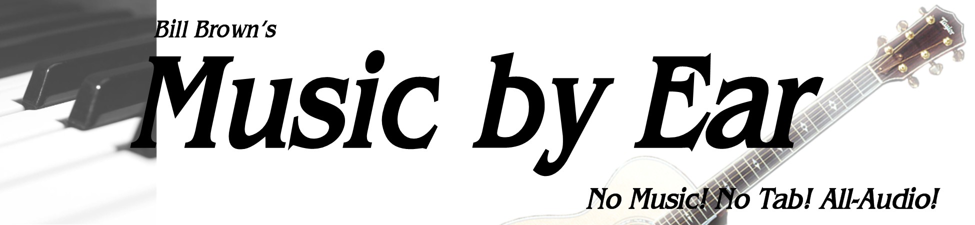 Music V. I. - No music, no tab, no braille