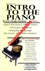 Intro to the Piano for the Visually Impaired and EZ Solos 1 download