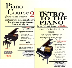 Intro to the Piano and Piano Course 2 for the Visually Impaired
